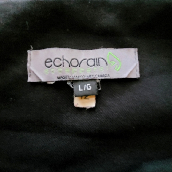 ECHORAIN BLACK SKIRT L WITH BELT LOOPS AND POCKETS - Picture 2 of 3